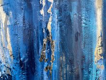 Load image into Gallery viewer, Forces of Blue 48" x 24"