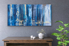 Load image into Gallery viewer, Forces of Blue 48" x 24"