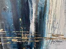 Load image into Gallery viewer, Forces of Blue 48" x 24"