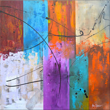Load image into Gallery viewer, Modern abstract art original painting Gino Savarino Chicago artist