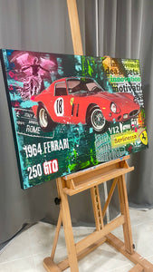 Ferrari 250 GTO  36" x 24"