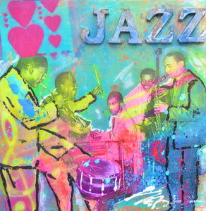 Modern Jazz 24" x 24"
