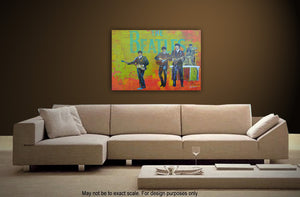 The Beatles 48" x 36"